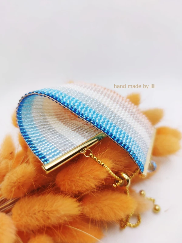 Szeroka bransoletka tkana Elafonissi