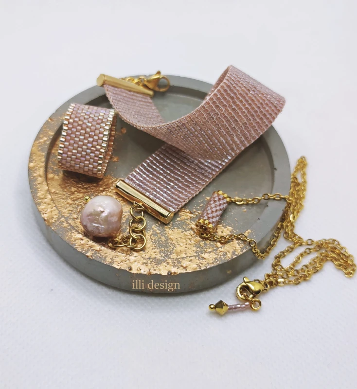 Bransoletka tkana Powab