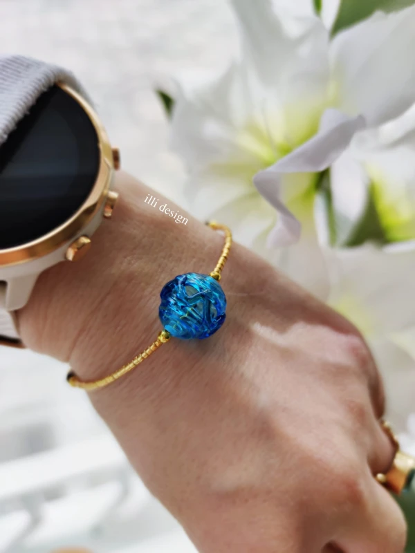 Bransoletka Pomaluj Mój Świat niebieska