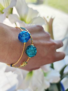 Bransoletka Pomaluj Mój Świat turkusowa