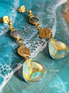 Kolczyki z labradorytem Cesarz Edycja Limitowana