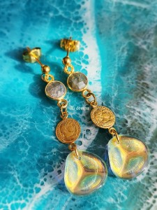 Kolczyki z labradorytem Cesarz Edycja Limitowana