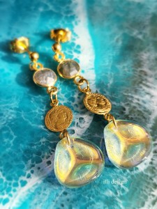 Kolczyki z labradorytem Cesarz Edycja Limitowana