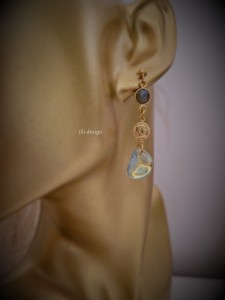 Kolczyki z labradorytem Cesarz Edycja Limitowana