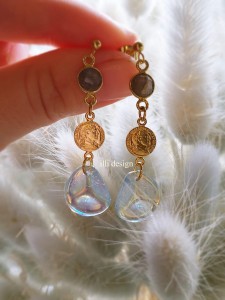 Kolczyki z labradorytem Cesarz Edycja Limitowana