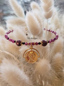 Bransoletka z rubinami Królowa