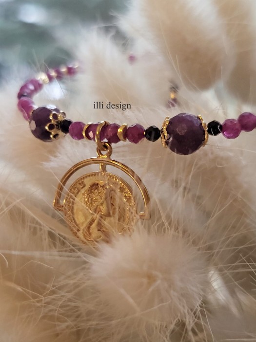 Bransoletka z rubinami Królowa