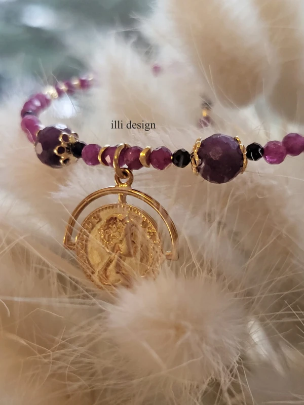 Bransoletka z rubinami Królowa