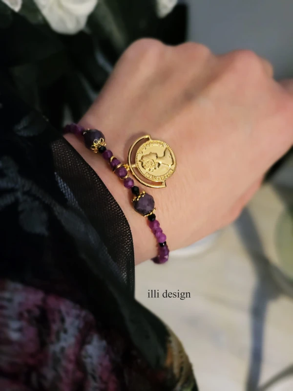 Bransoletka z rubinami Królowa