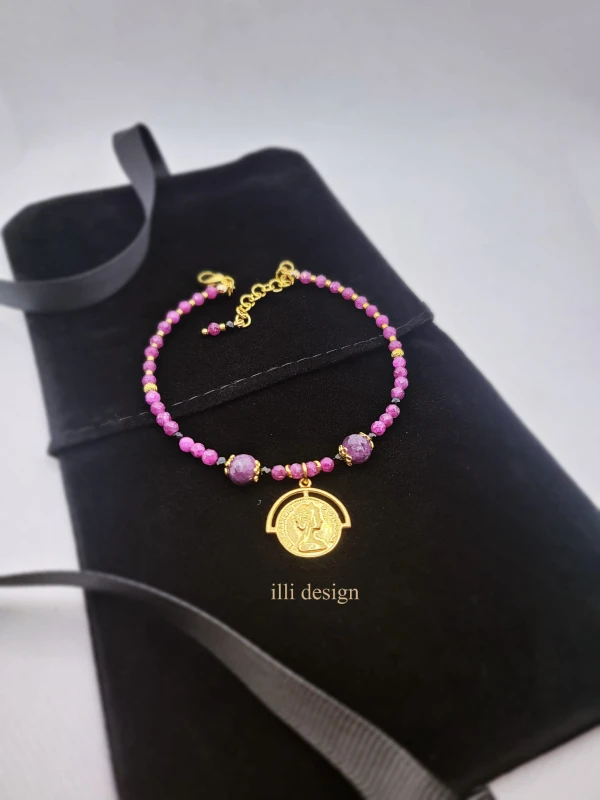 Bransoletka z rubinami Królowa