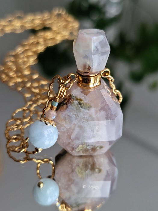 Długi naszyjnik Sekretnik z agatu WERSJA LIMITOWANA