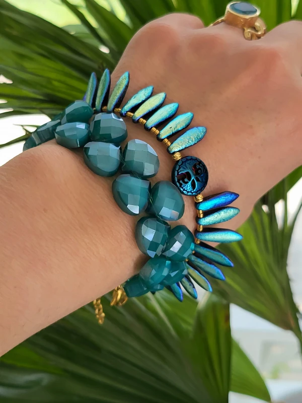 Bransoletka Atena z hematytem Edycja Limitowana