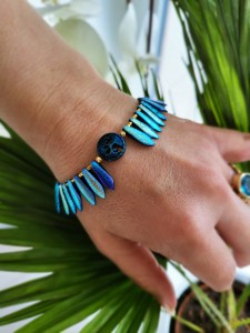 Bransoletka Atena z hematytem Edycja Limitowana