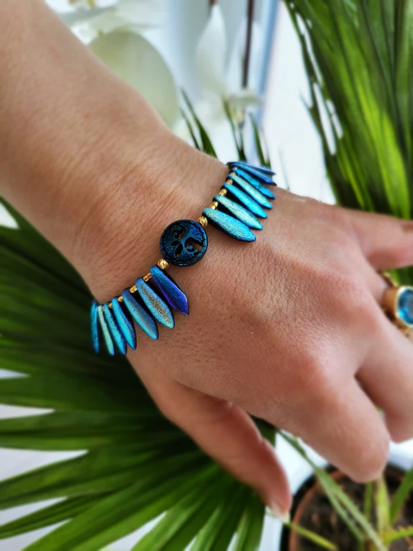 Bransoletka Atena z hematytem Edycja Limitowana