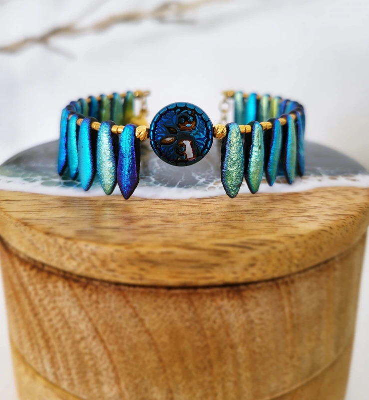 Bransoletka Atena z hematytem Edycja Limitowana