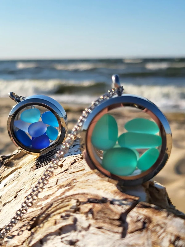 Naszyjnik Amulet Morza zielony Edycja Limitowana.