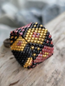 Pierścionek tkany Afryka