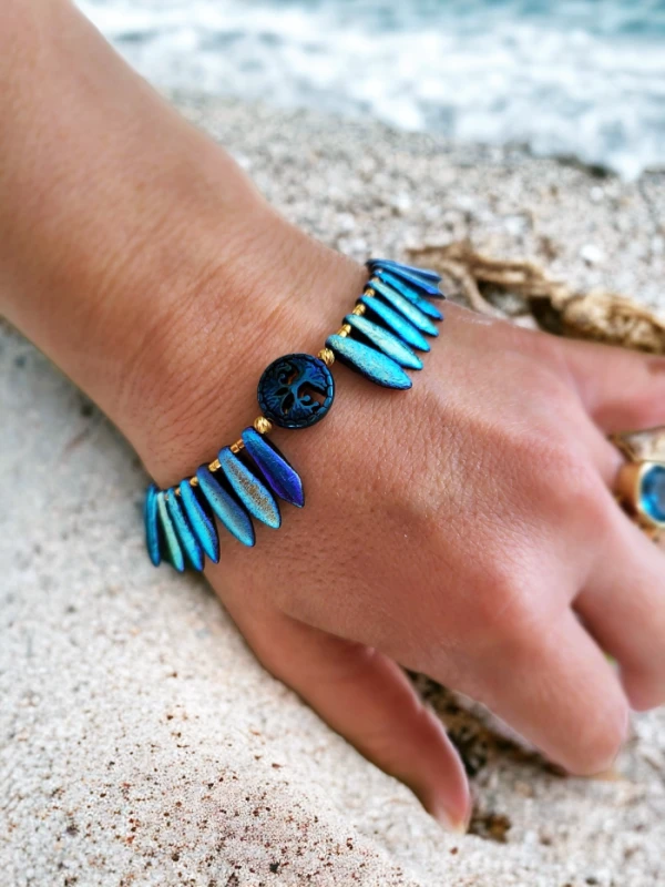 Bransoletka Atena z hematytem Edycja Limitowana