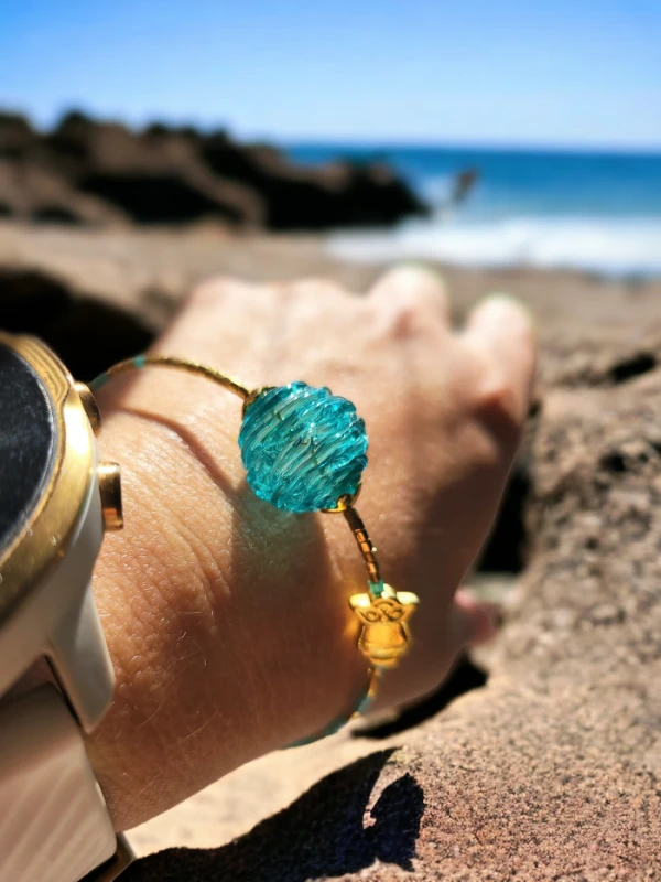 Bransoletka Pomaluj Mój Świat turkusowa