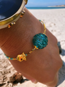 Bransoletka Pomaluj Mój Świat turkusowa