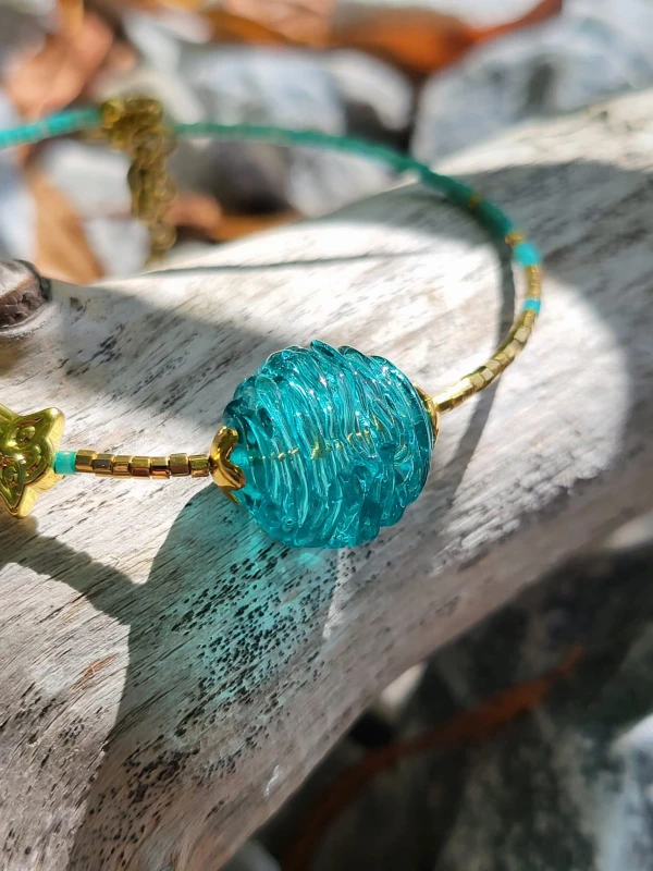 Bransoletka Pomaluj Mój Świat turkusowa