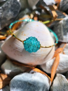 Bransoletka Pomaluj Mój Świat turkusowa