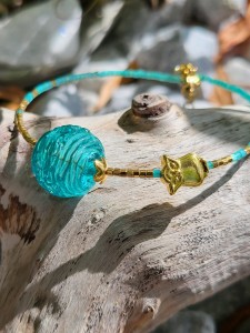 Bransoletka Pomaluj Mój Świat turkusowa