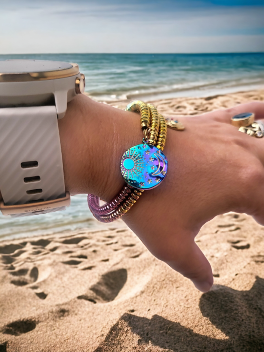 Bransoletka z hematytów Tonacje