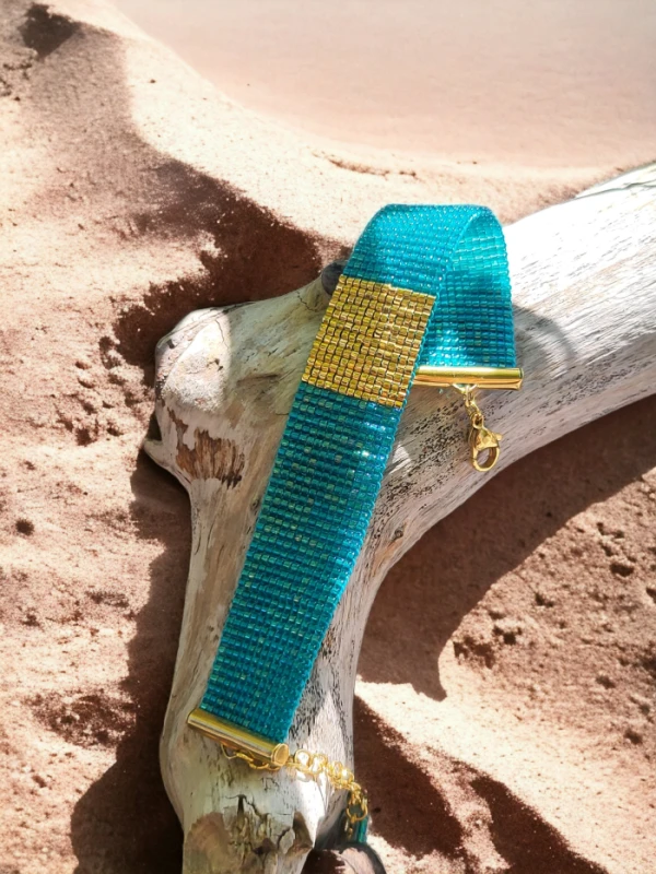 Bransoletka tkana Las