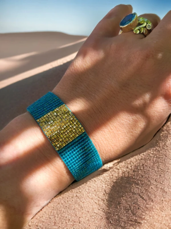 Bransoletka tkana Las