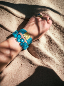 Bransoletka tkana Las