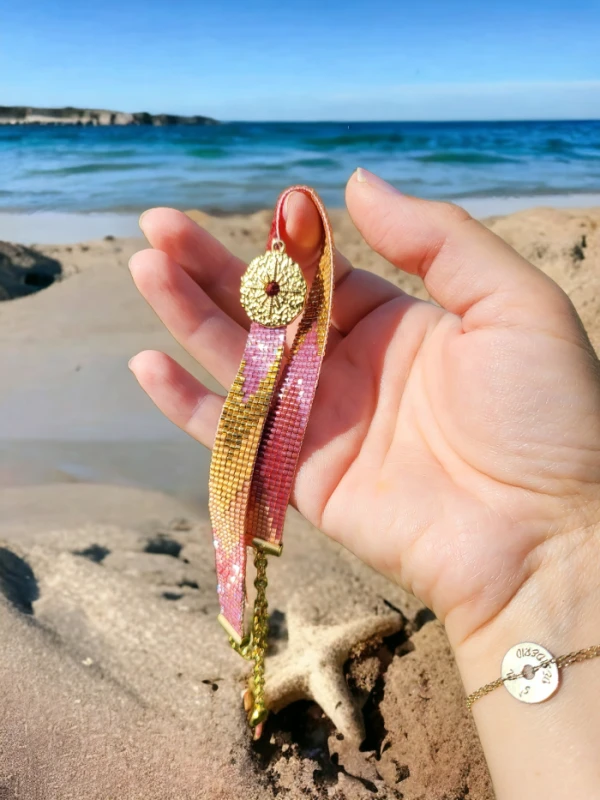 Choker tkany Gwiazda Polarna