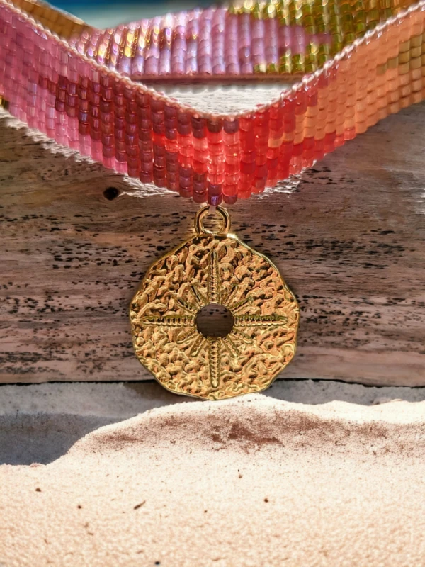 Choker tkany Gwiazda Polarna