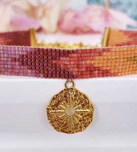 Choker tkany Gwiazda Polarna