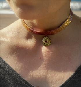 Choker tkany Gwiazda Polarna