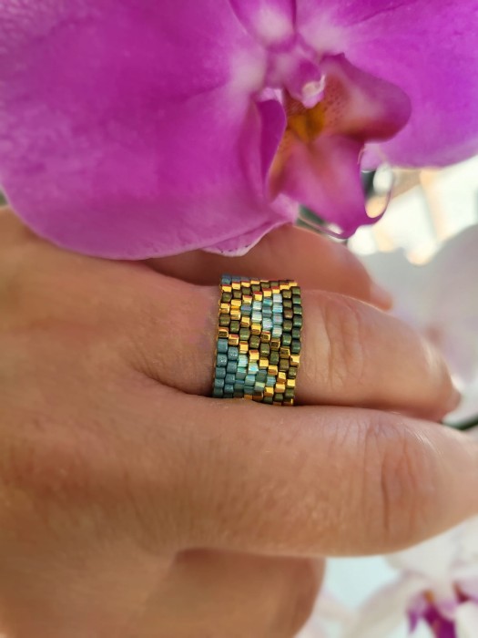 Pierścionek tkany Evelyn