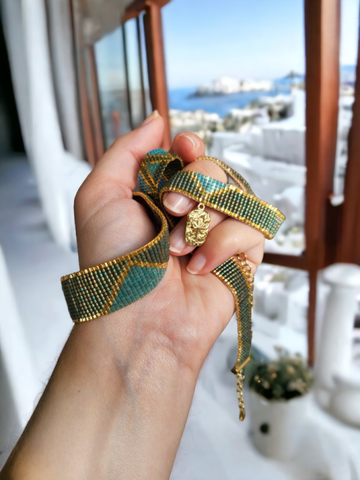 Komplet tkany Runo Leśne