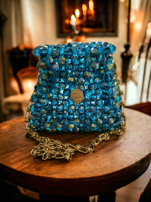 Torebka Shine mini z kryształów N1