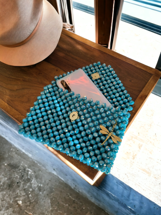 Torebka kopertówka Glow z kryształów N2