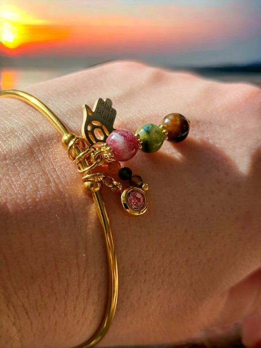 Bransoletka z turmalinem Barwy