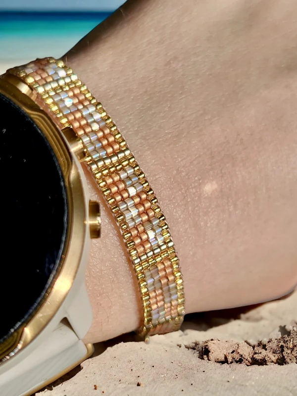 Bransoletka tkana Prosecco