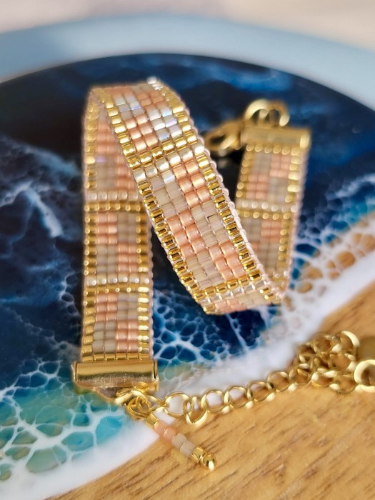 Bransoletka tkana Prosecco