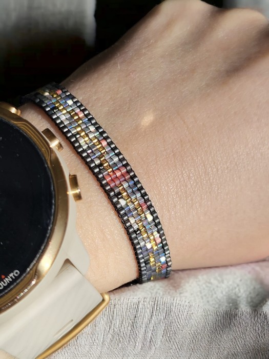 Bransoletka tkana Love