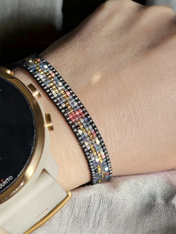 Bransoletka tkana Love