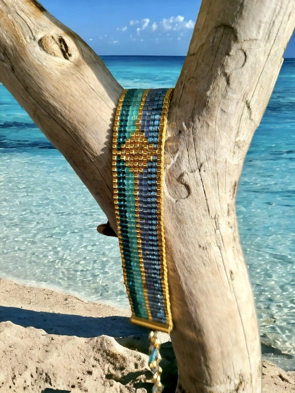 Bransoletka tkana Royal