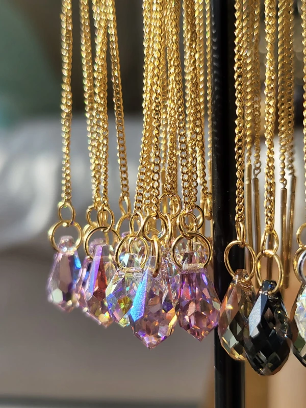 Kolczyki łańcuszki Krople WERSJA LIMITOWANA