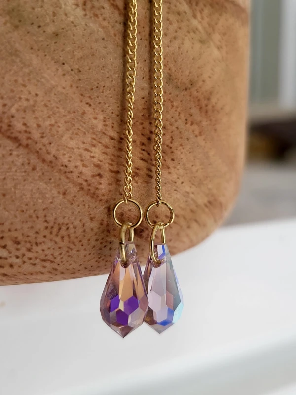 Kolczyki łańcuszki Krople WERSJA LIMITOWANA