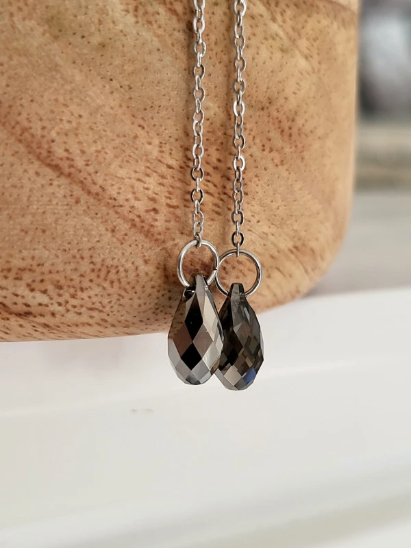 Kolczyki łańcuszki Krople WERSJA LIMITOWANA