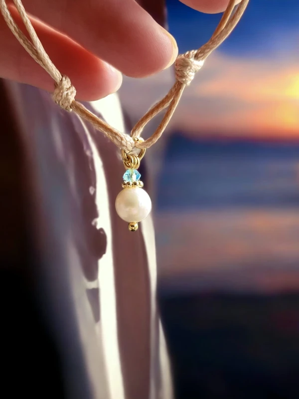 Bransoletka sznurkowa Moja Perła