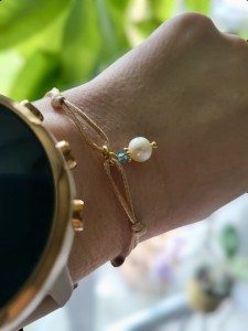 Bransoletka sznurkowa Moja Perła